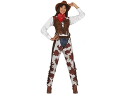 Fato de Mulher GUIRCA Cowgirl Cowboy (Tam: L)