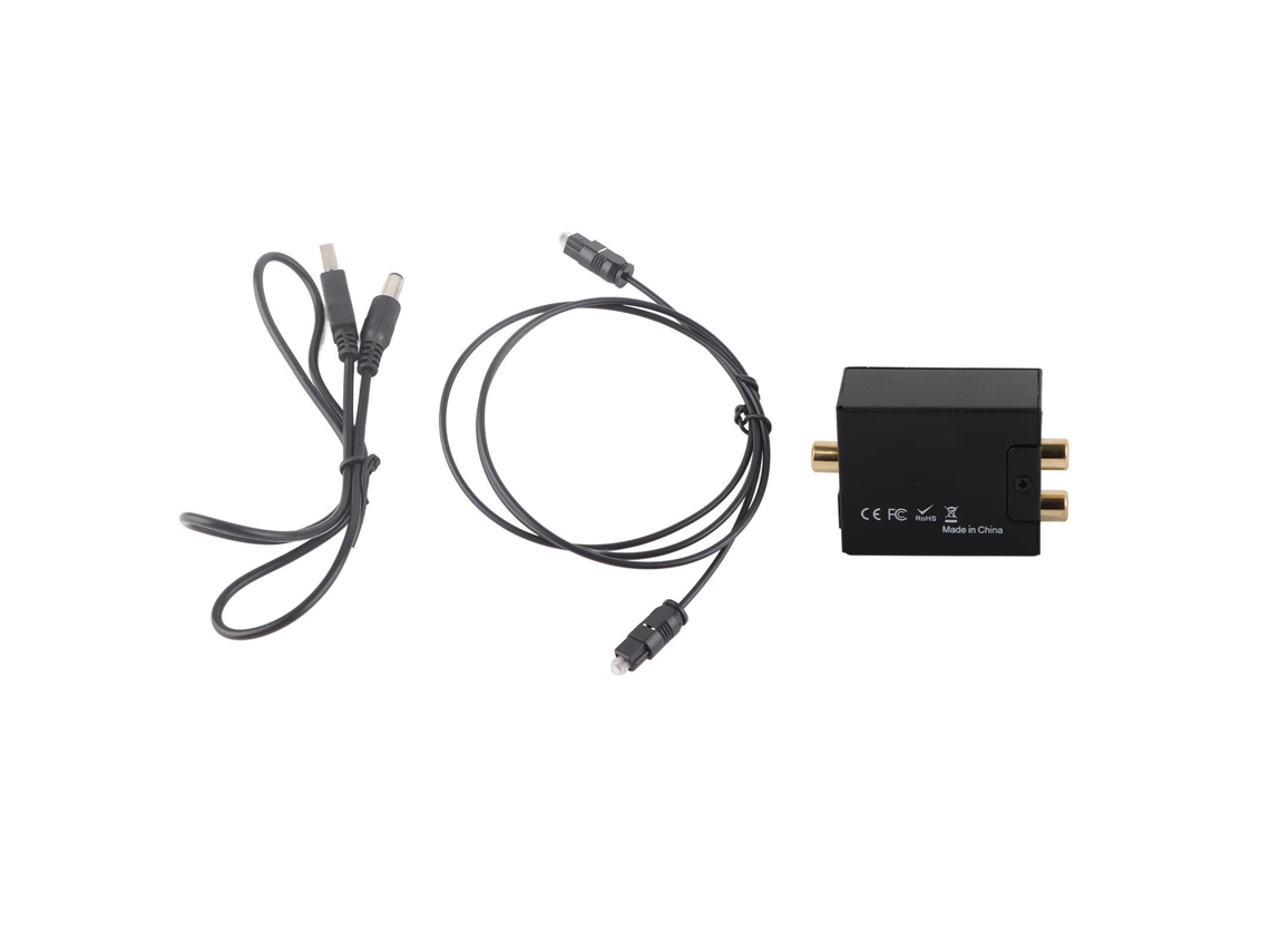 Conversor de Som Digital para Analógico Coaxial e Óptico CHABERLU