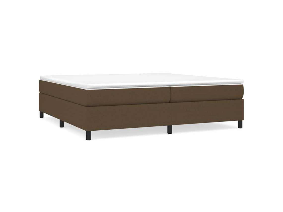 Box Spring Bed Frame, Box Spring Bed Frames Vidaxl Marrom Tecido (200 X 200 Cm)