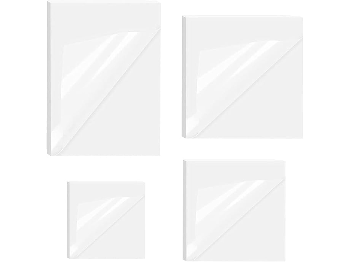200 X Notas Pegajosas Transparentes