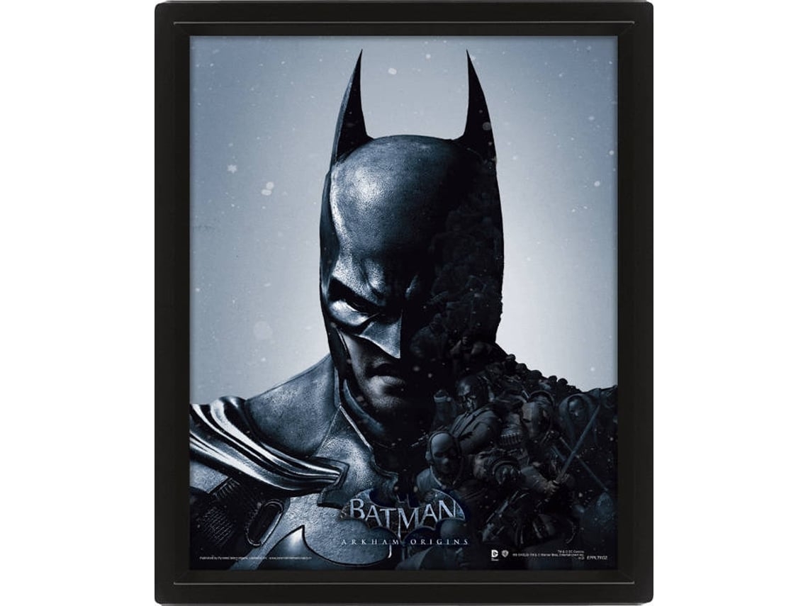 Poster 3D SHERWOOD DC Batman Arkhan Origins (Outlet Caixa Aberta)