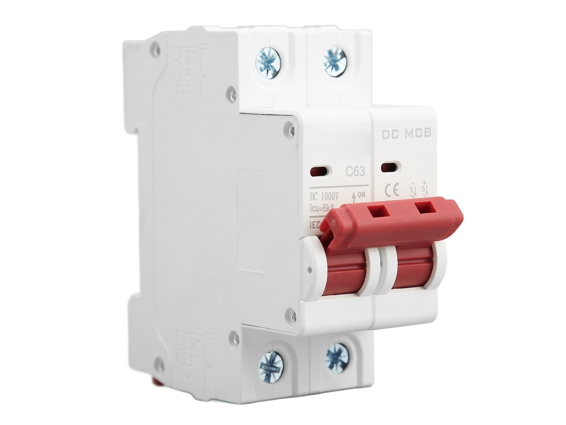 Laxiscreed Disjuntor Dc 1000v 63a Com Proteção De Corrente E Capacidade De Interrupção De 6000a