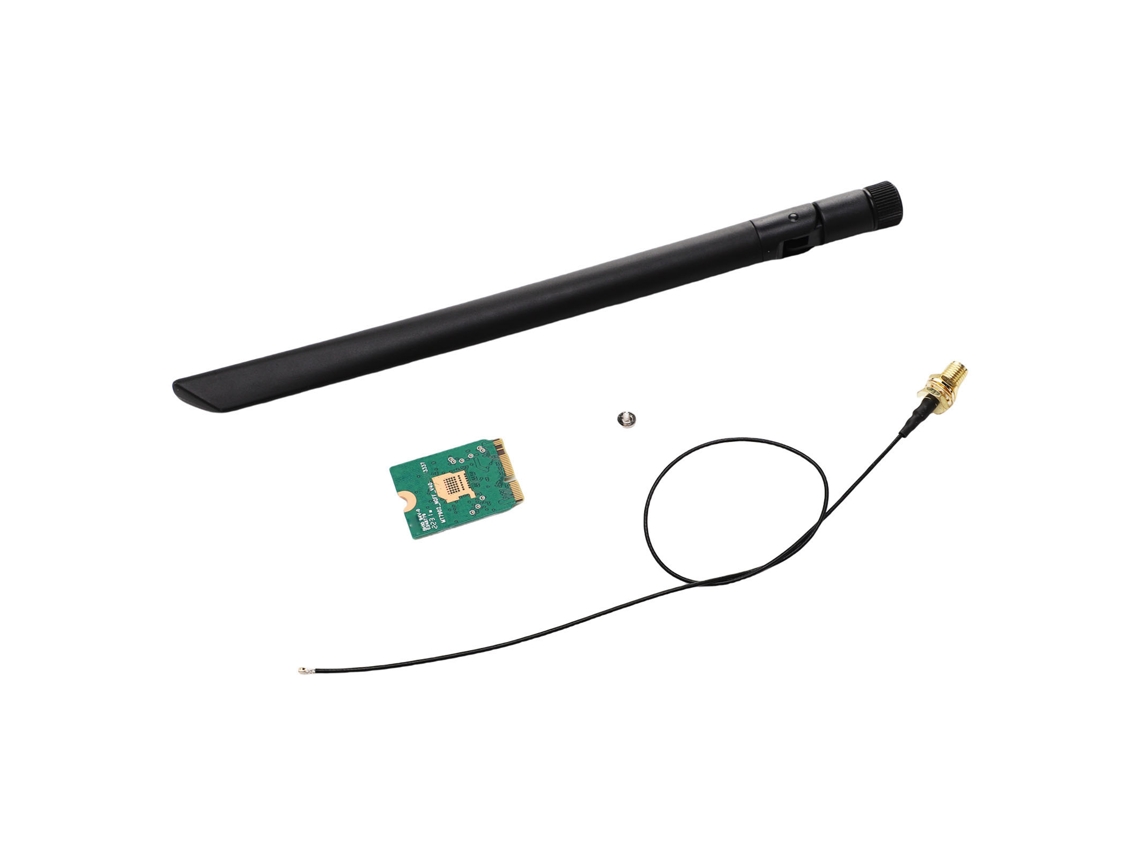 Placa De Rede Sem Fio Wifi 6e M.2 Ngff Tri Band 2.4ghz 5ghz 6ghz 4200mbps Para Laptop