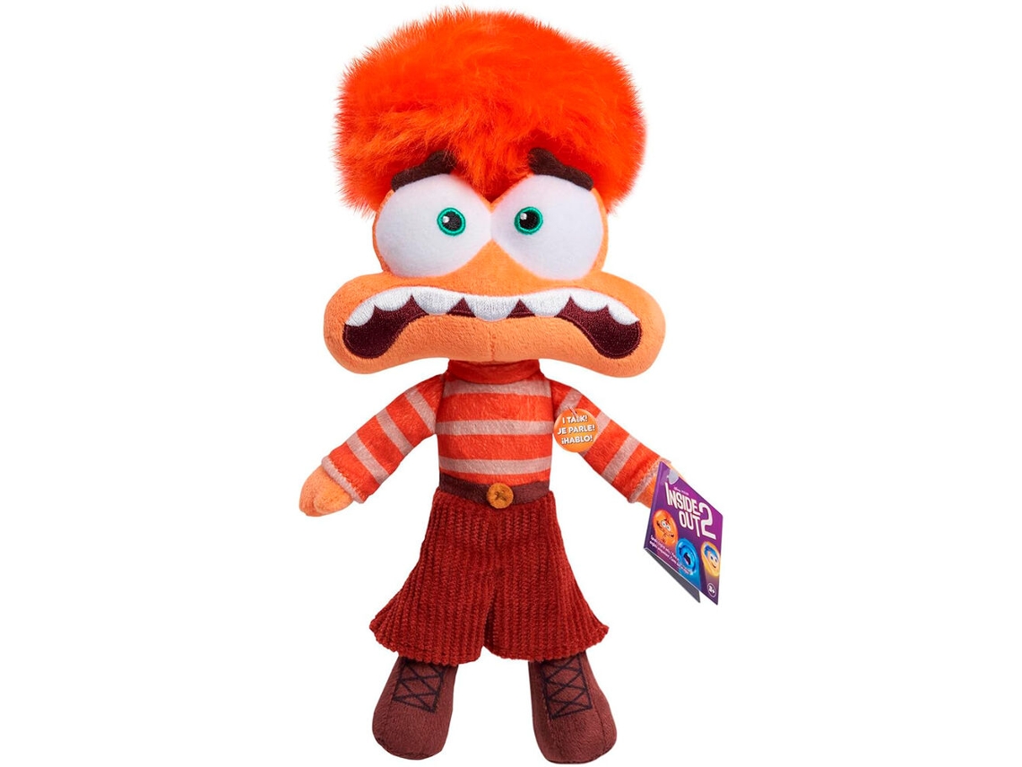 Peluche Disney Pixar Inside Out 2 Ansiedade Inglês 20cm