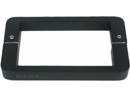 Puxador Para Porta De Vidro Box Chuveiro Com Espaçamento Entre Furos 440mm, Ideal Para Portas De Banheiro, Divisórias De