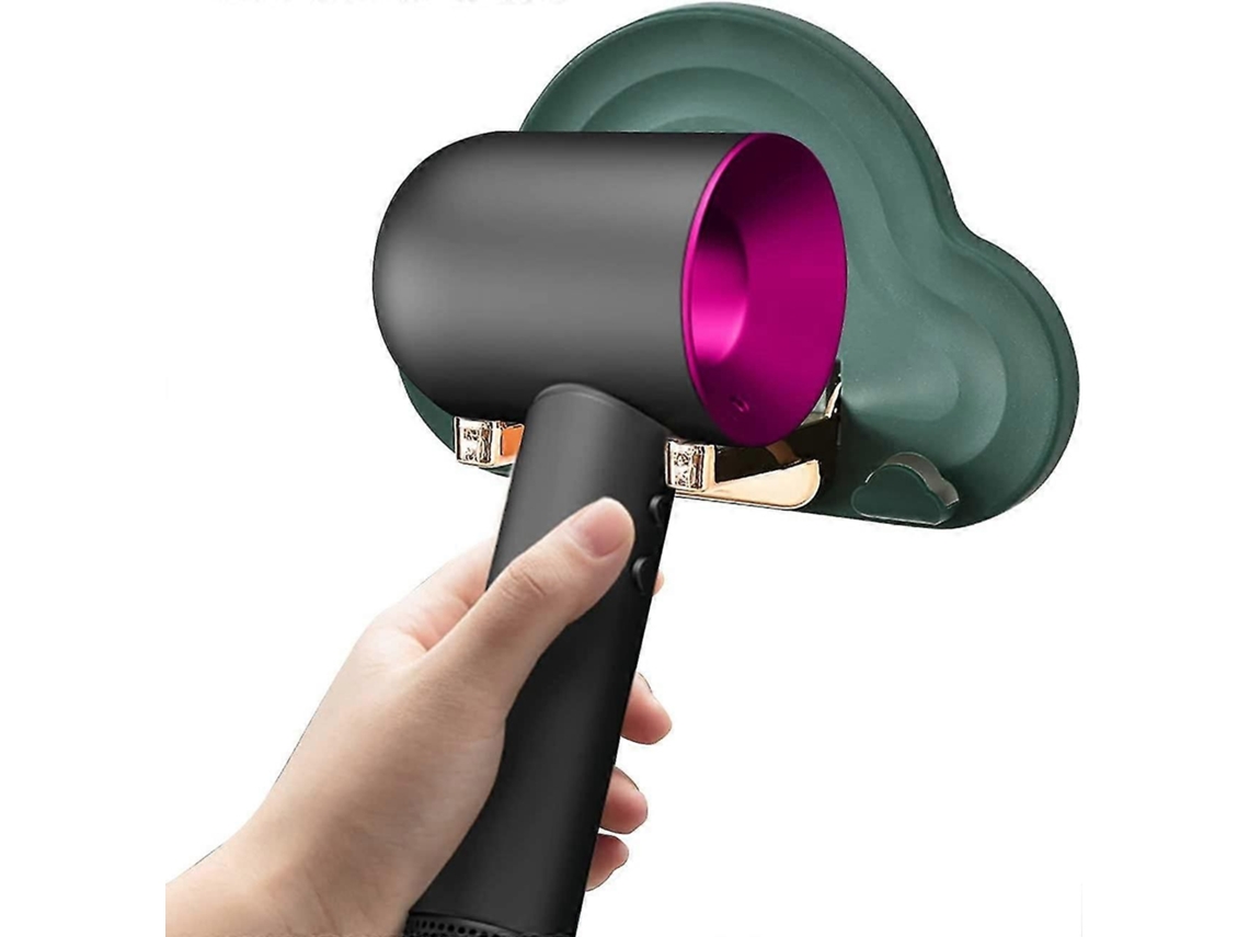Suporte de Parede para Secador Cabelo, Sem Necessidade Furar, Ideal Banheiro. Compatível com Secadores Cabelo Dyson e Todos os Outr GOKOCO