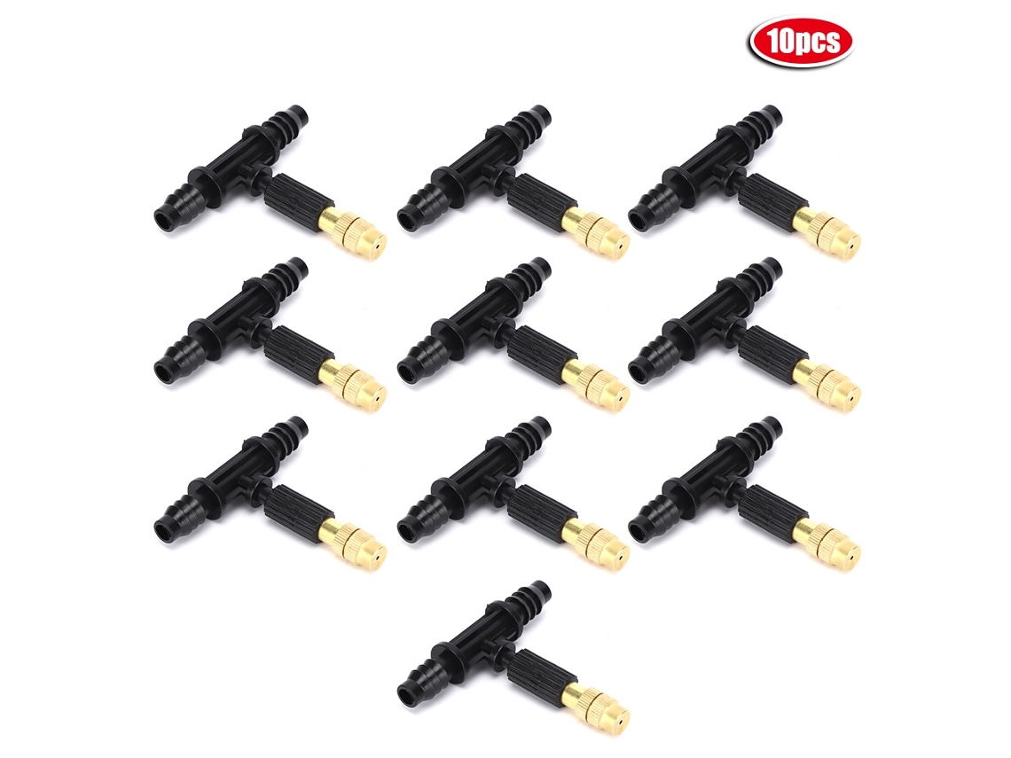 Conjunto De 10 Bicos De Nebulização Para Irrigação, 8/12 Polegadas, Para Jardim E Arrefecimento Elysve