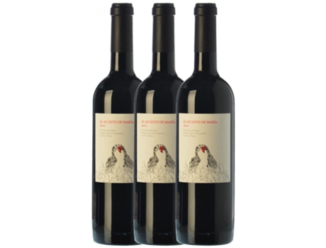 Virgen de la Asunción El Secreto de María Tempranillo Ribera del Duero Crianza 75 cl (Caixa de 3 unidades)