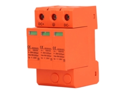 Veloriskku protetor de sobrecarga DC 3P 40kV 1000V, com janela visual | S/MARCA