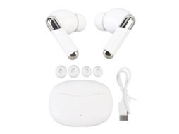 Fone De Ouvido Tradutor De Idiomas Com 144 Línguas Tradução Em Tempo Real Bluetooth 5.4 Branco