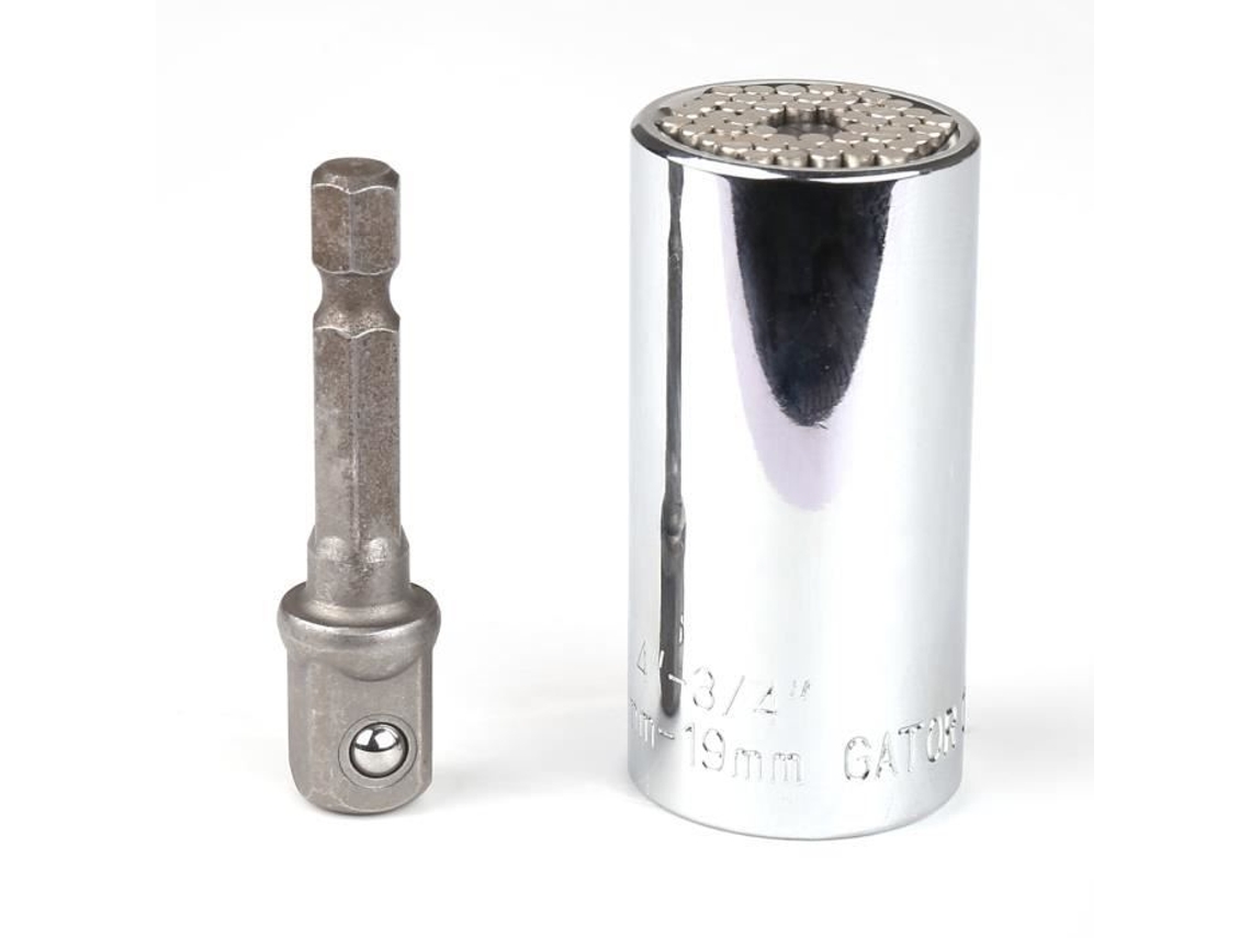 Chave Multifuncional, Gator, Grip, Adaptador De Soquete, Ferro, 52x26mm, Ferramentas De Reparo