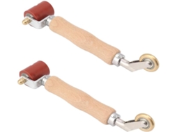 Rolo De Costura Silicone Com Cabo Madeira Para Aplicações Forjamento