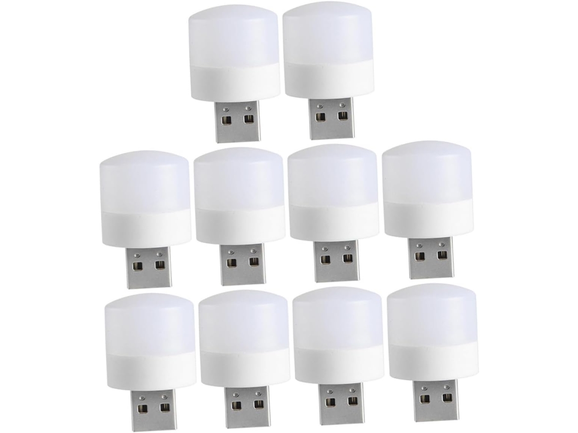 Conjunto De 10 Pequenas Lâmpadas Led Usb Para Quartos Meninos E
