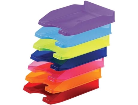 Bandeja Empilhável de Plástico 350x250x65 Mm. Cor.