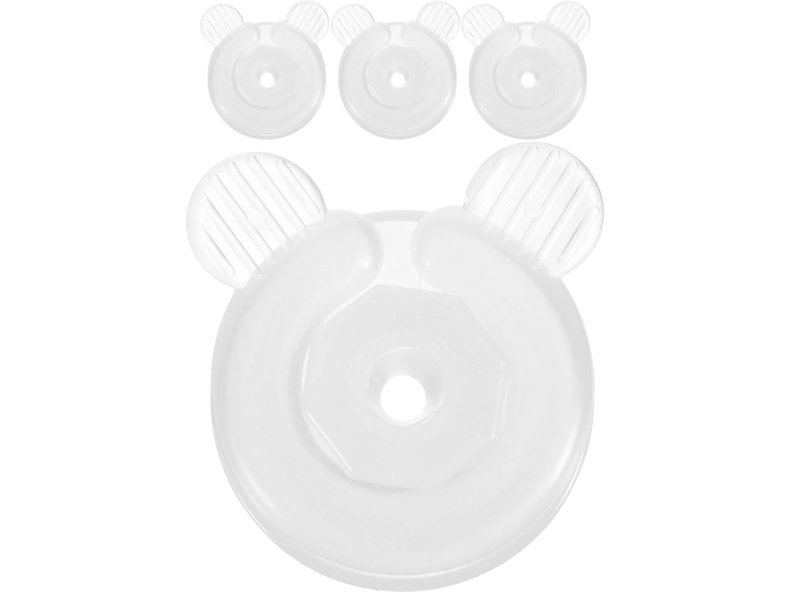 Conjunto De 4 Prendedores Ajustáveis Para Cama, Em Plástico Branco Mantêm Os Lençóis No Lugar E Protegem O Tecido