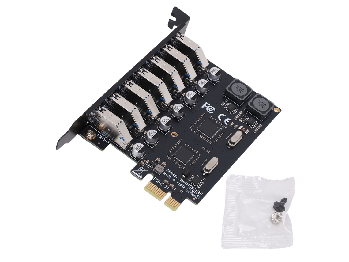 Cartão Pcie Usb 3.0 7 Portas LAXISCREED
