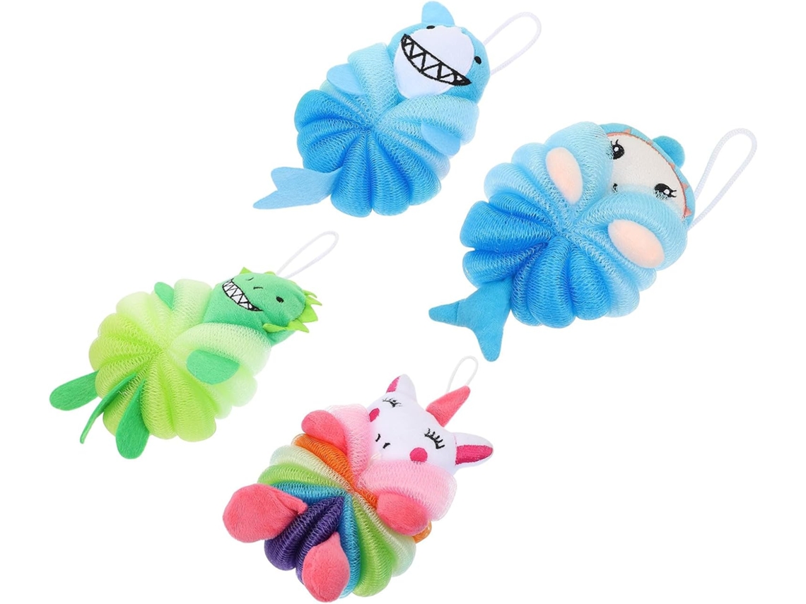Bombas De Banho Produzem Espuma Abundante Para Meninos E Meninas, Feitas De Pe, Pacote Com 4 Unidades.