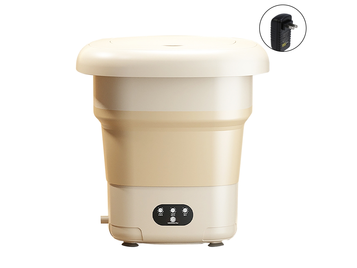 Máquina de lavar plegável 9l mini com secadora para roupas bebê S/MARCA
