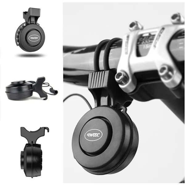 Campainha Elétrica para Bicicleta, Recarregável por Usb AQUAFORGE