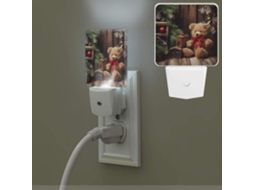 Iluminação noturna para uso doméstico e profissional, com sensor de intensidade automática e luz branca quente.