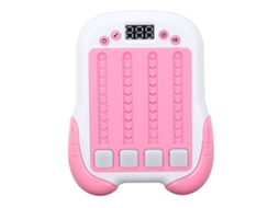 Máquina De Jogo De Ritmo Infantil Interativo Portátil Com Luz E Música Rosa