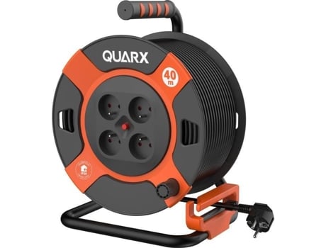Enrolador Quarx Bricolagem 40m, H07rn F 3g2,5mm², Tambor Metálico