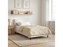 Vidaxl Edredom De Inverno 135 X 220 Cm Inverno Creme Respirável