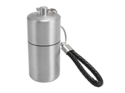Botella De Armazenamento De Metal De Alumínio Resistente À Água Para Camping E Viagens Ao Ar Livre Prata