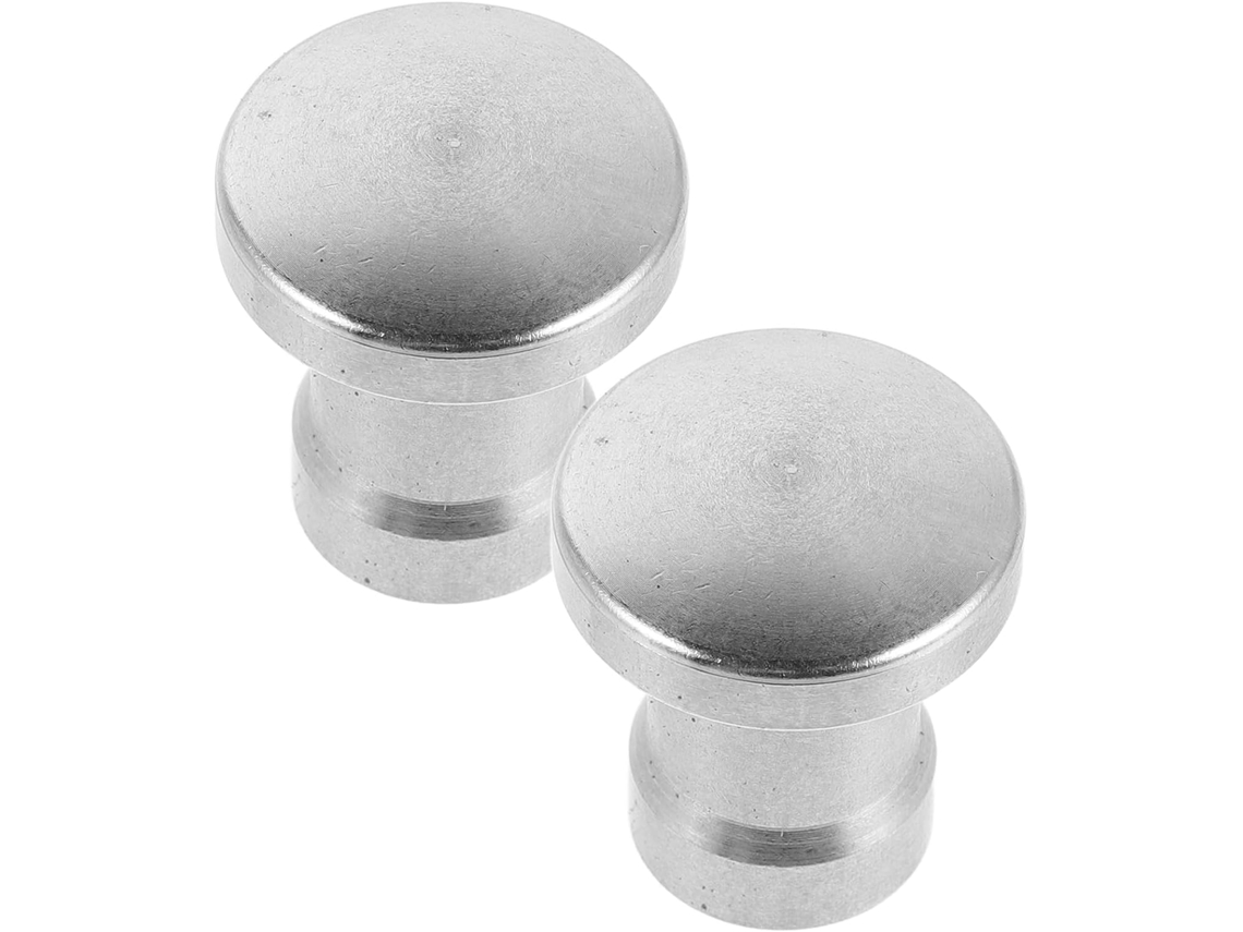Puxador De Lareira Sosoport, Conjunto De 2 Peças, Em Aço Inoxidável, Com Rosca, Ideal Para Portas De Banheiro E Uso