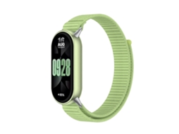 Pulseira De Relógio Com Fecho De Velcro E Laço Em Nylon Integrado Para Xiaomi Smart Band 10/9/8