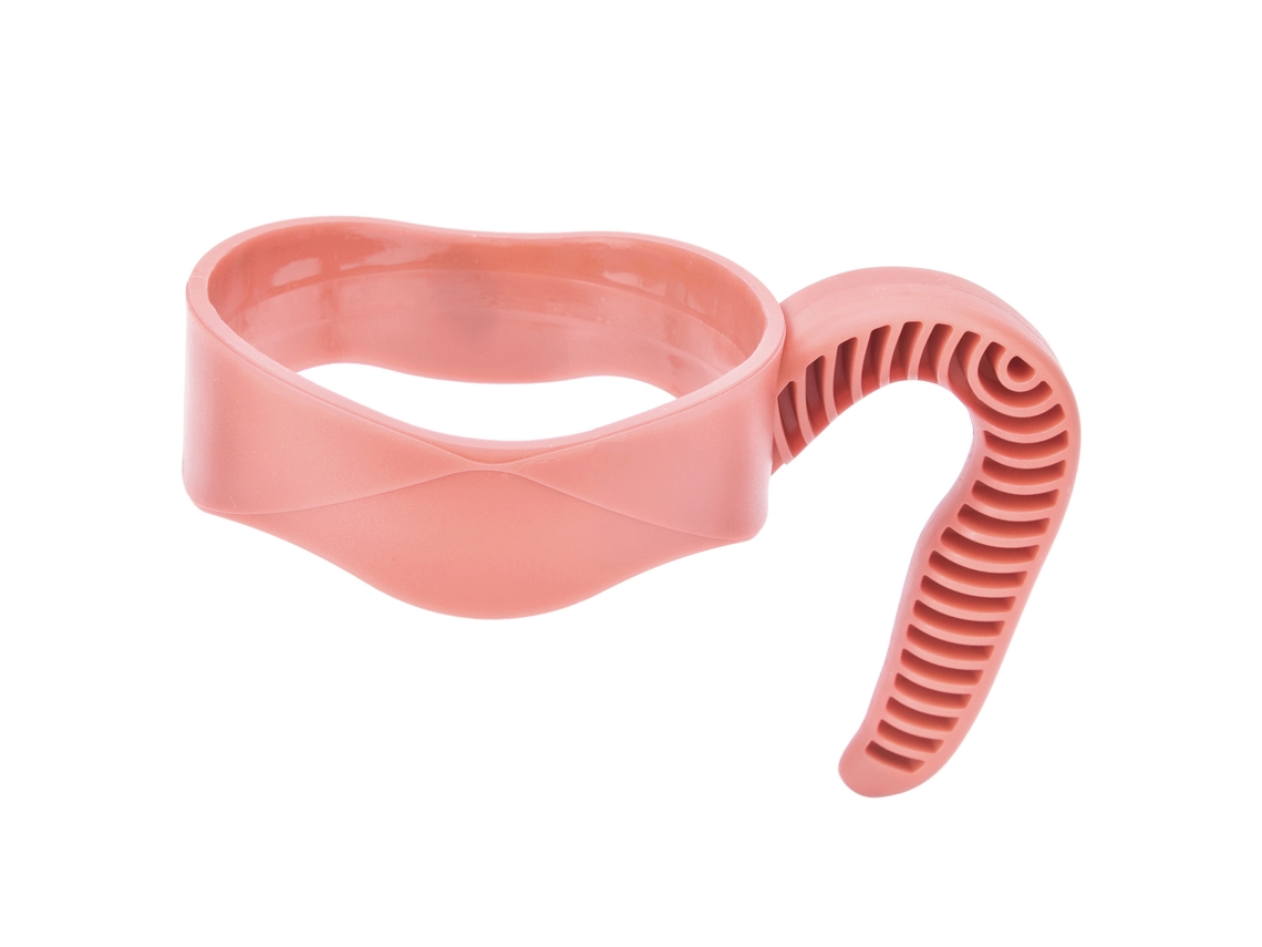 Alça De Caneca Ergonômica De Plástico Para Garrafas 20oz-30oz, Squeeze E Copos, Cor Rosa
