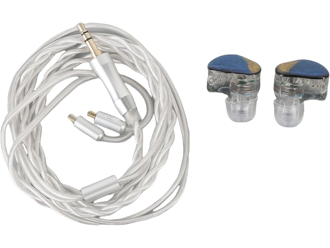 Fone De Ouvido Intra Auricular Yctze, Som Hifi De Gama Completa, Armadura Balanceada Com Cancelamento De Ruído, Cabo