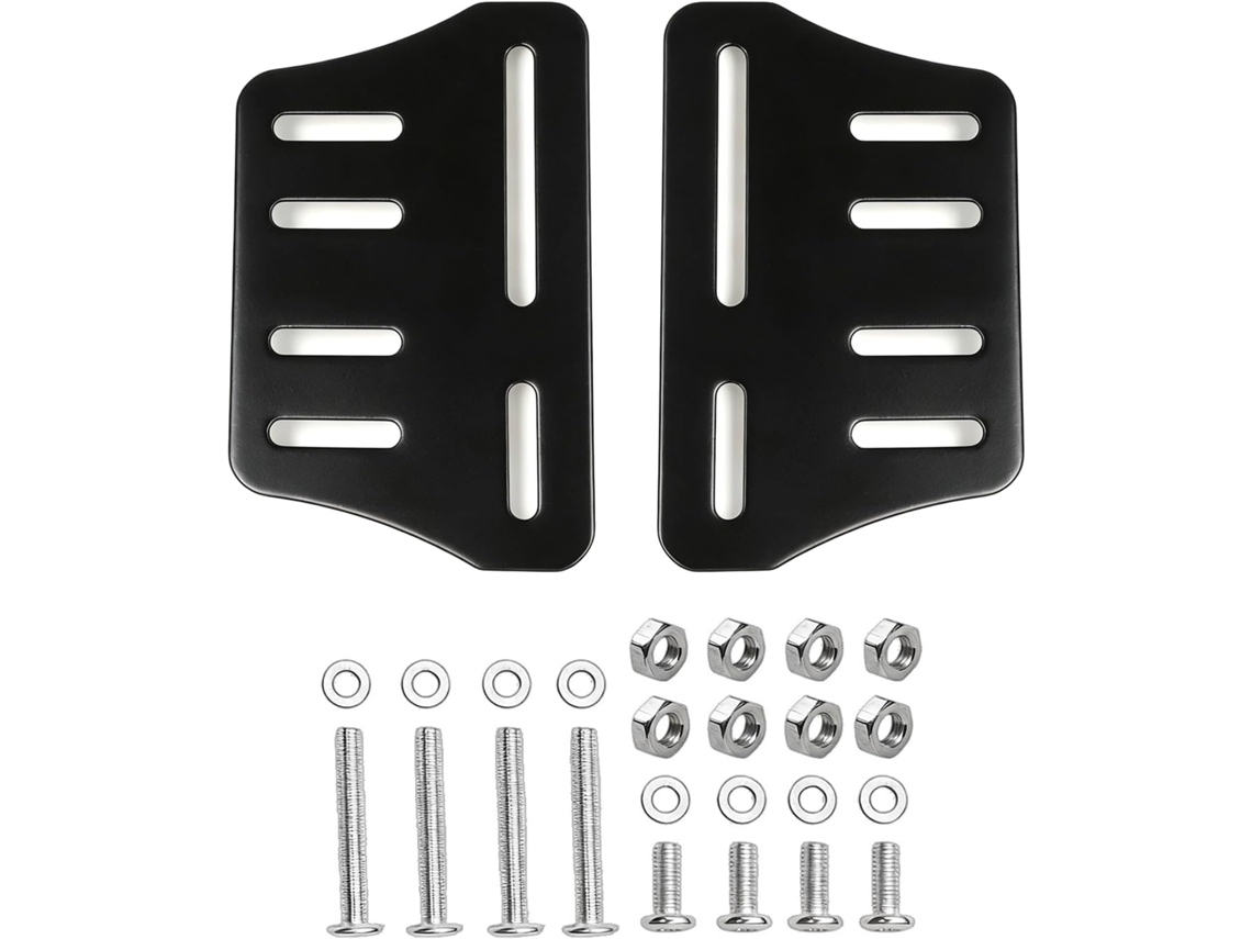 Suporte De Cama Metal Com Placa Conversão Vertical, Branco, Ferramenta Modificável, Instalação Gratuita, Suporte Robusto