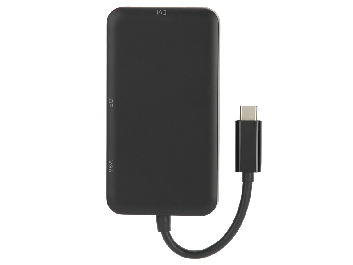Cabo Adaptador (conversão Multi-interface Hd 4k) Conversor Usb3.1 Tipo-c Para Hdmi Dp Vga Dvi 4 Em 1