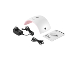 Lâmpada de secagem LED UV de 24 W para esmaltes em gel, cura rápida, máquina de manicure.