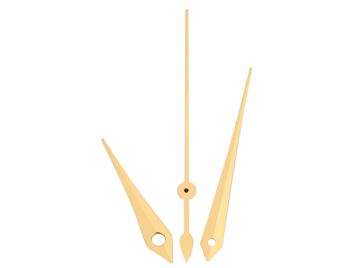 Agujas De Reloj Hombre Para Movimiento Etaf06.111 Horas Minutos Segundos Ouro
