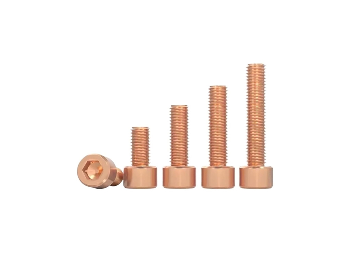 Parafusos De Aço Inoxidável 304, Allen Latão Din912 M2-m6 4-30 Mm,