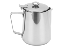 Jarra Para Espumar Leite Em Aço Inoxidável 304, Com Tampa, Ideal Para Uso Doméstico E Em Cafeterias, Capacidade De 1500ml