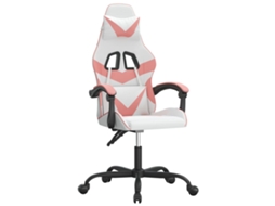 Cadeira de gaming VIDAXL Cor-de-rosa Couro Artificial