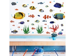 Adesivos De Parede De Peixes Tropicais Sob Os Adesivos De Parede Do Mar Baby N Aquaforge