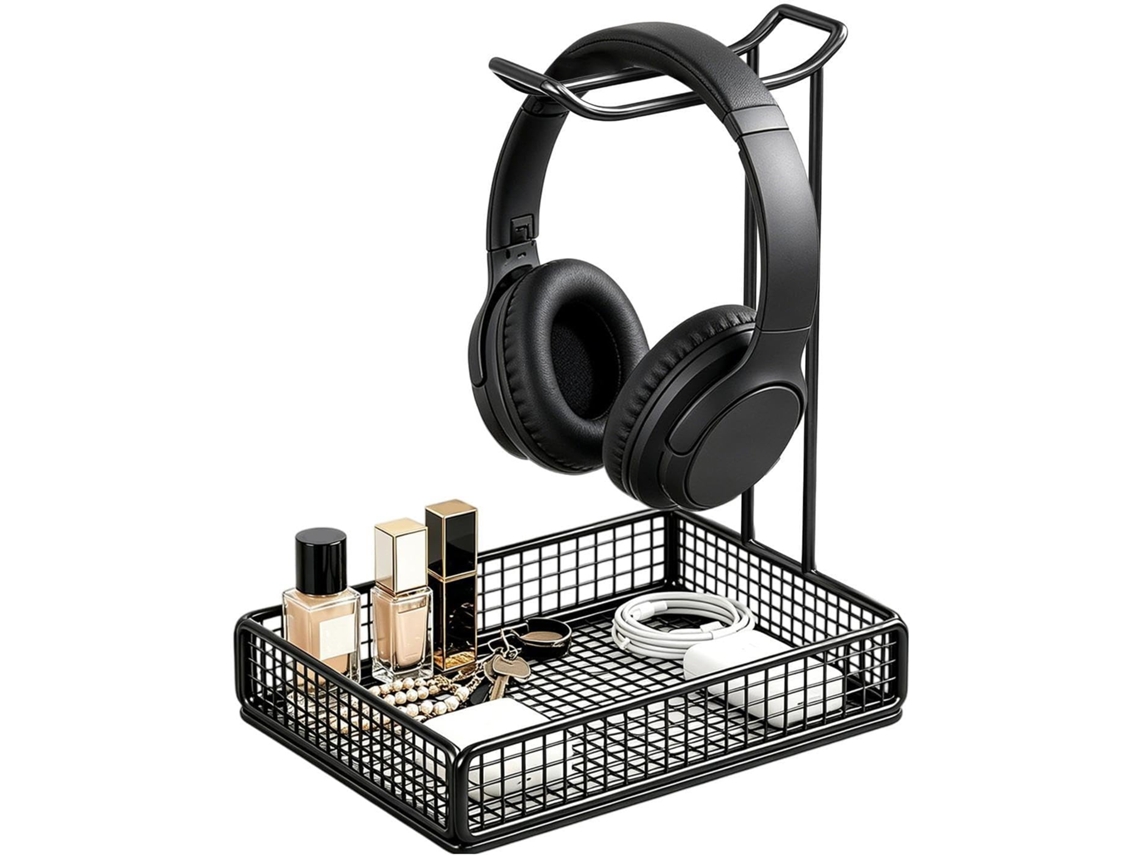 Suporte Para Fones De Ouvido, Organizador De Mesa, Suporte Estável Para Fones De Ouvido