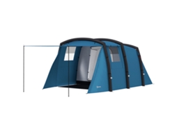 Tenda Inflável Familiar 3 4 Pessoas Azul 440x280x195 Cm (proteção Uv 50+, Janelas de Malha)