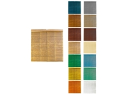 Persiana De Madera Alicantina Con Polea Metálica - Estor Enrollable Para Ventanas, Puertas, Salón Natural (barnizada) 75 X 140 Cm