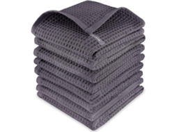 Panos de Prato para Lavar Louça, Toalhas de Cozinha de 30 X 30 Cm, Pacote com 8 Unidades D AQUAFORGE