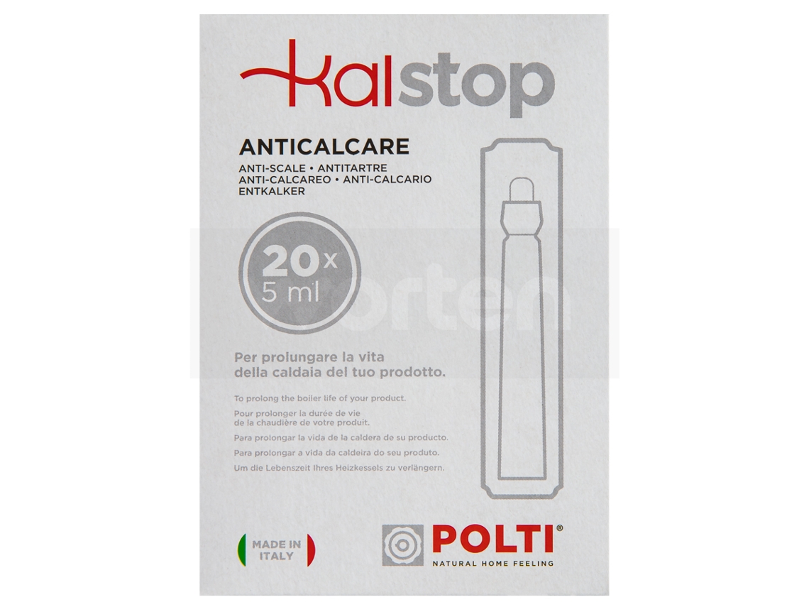 Recarga de Ferro POLTI com Caldeira Kalstop TP2000