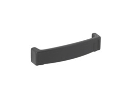 Conjunto de 25 Puxadores HARDWAREXCHANGE em Zamac com 96mm de distância entre eixos, verniz preto mate