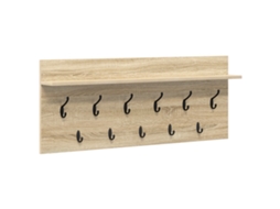 Conjunto 1 Cabideiro Vidaxl Castanho Derivados De Madeira (100 X 40 X 12 Cm)
