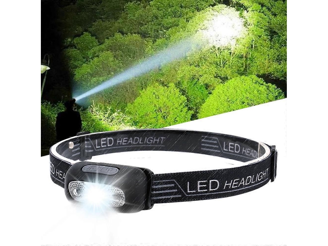 Lanterna De Cabeça Led Recarregável, Modelo Compacto
