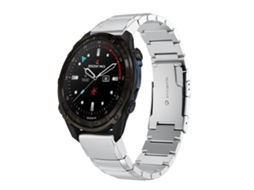 Bracelete para Garmin Descent Mk3i XIAOMOYU em Aço Inoxidável com Estampa de Casco de Tartaruga (26mm) Prata