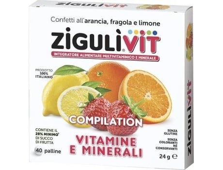 Suplemento Alimentar FALQUI Compilação Zigulì Vit (40 pérolas de 24g)